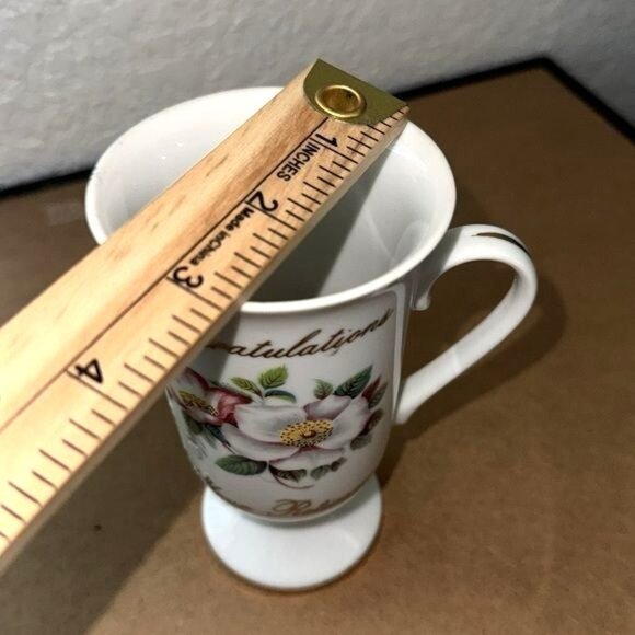 Congratulations Retirement Porcelain Floral Mug By Cardie West - Picture 5 of 5